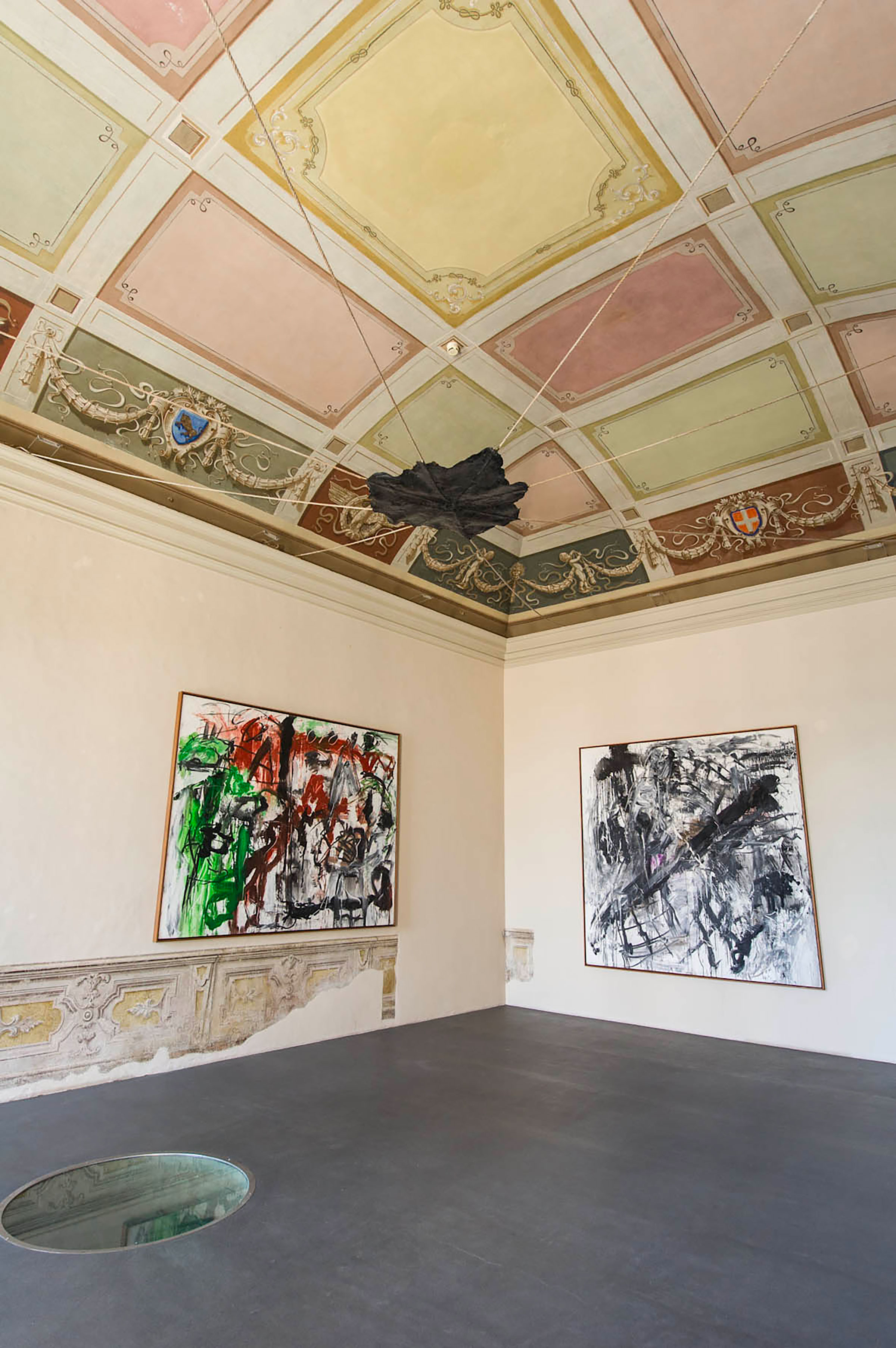 Emilio Vedova, Da doveu2026 (1983-7), 1983, Di umano u002785-II, 1985, Gilberto Zorio, Macchia III, 1968